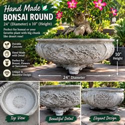 Bonsai pot with stand
