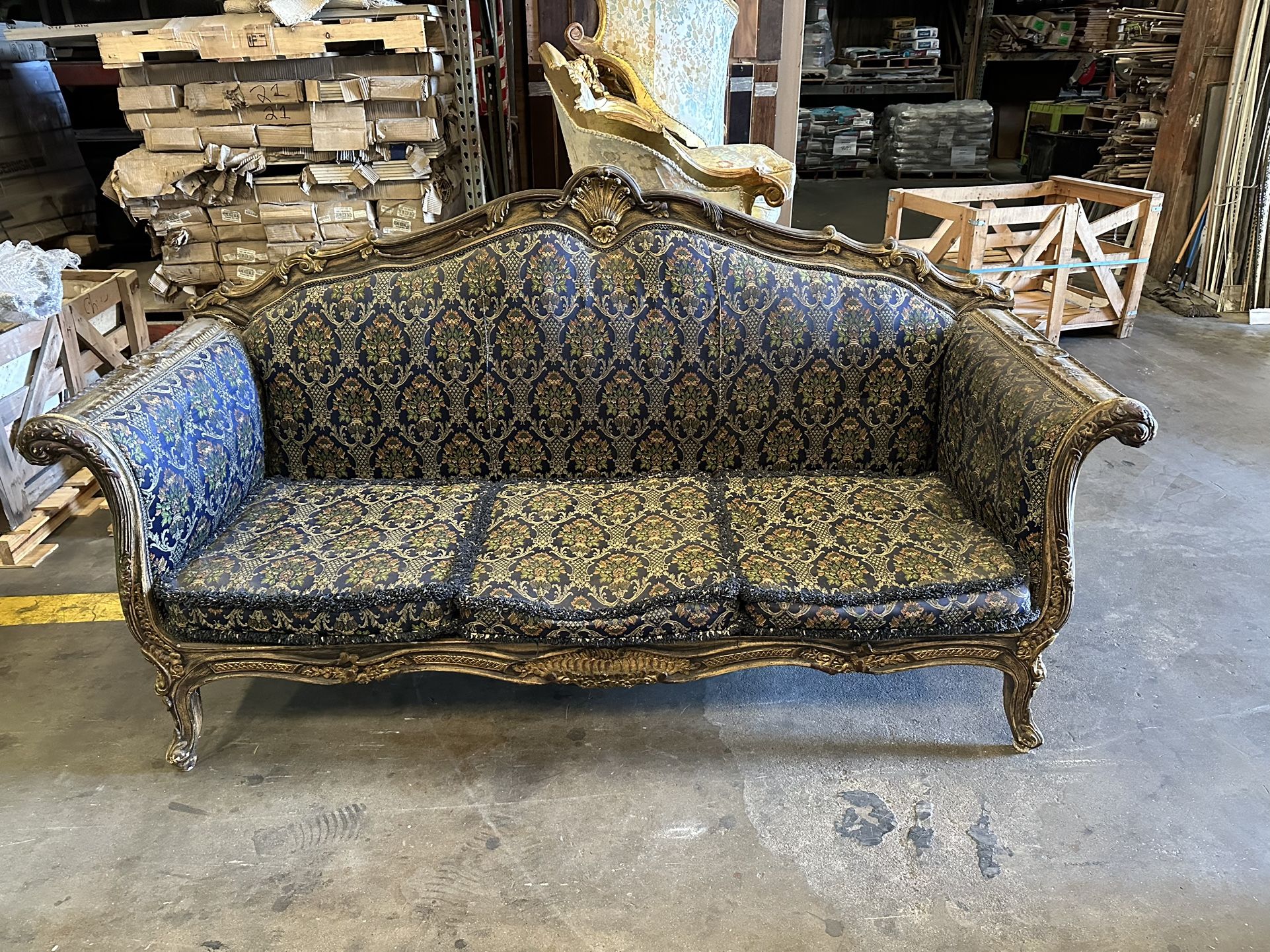 Sofa Baroque Style Antique