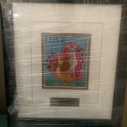 Lady In The Tramp, Limited Edition Stamp In A Beautiful Framed Art Piece