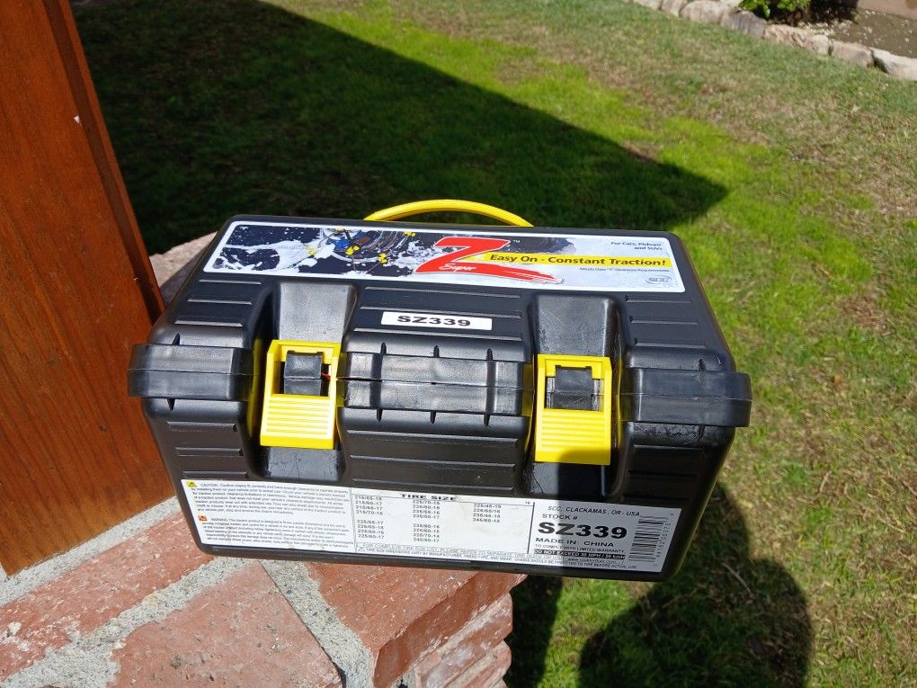 Super Z SZ339 Tire Traction Snow Chains for Passenger Cars🌧🌧🌨