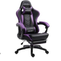 Racing Style Ergonomic Gaming Chair Reclining with Massage Lumbar Support, Computer Office Armchair,