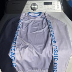 Jiujitsu World League Long-sleeve rash guard- Large