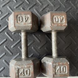40lbs Dumbbells 