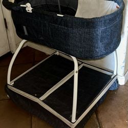 TruBliss Baby Bassinet - Denim Mélange Model BA601 (2022)