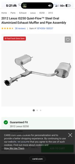 Lexus is250 exhaust
