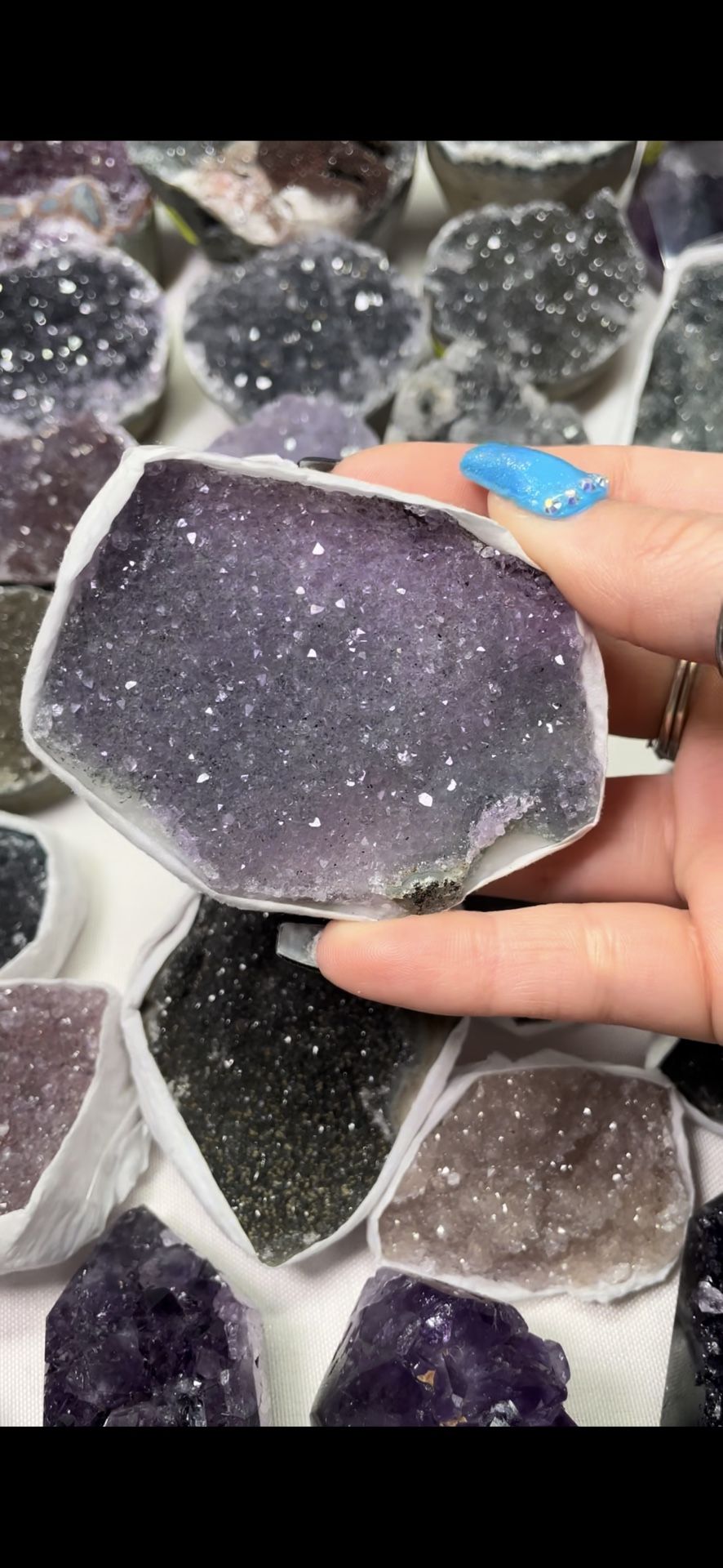 Cotton Candy Rainbow Sugar Crystal