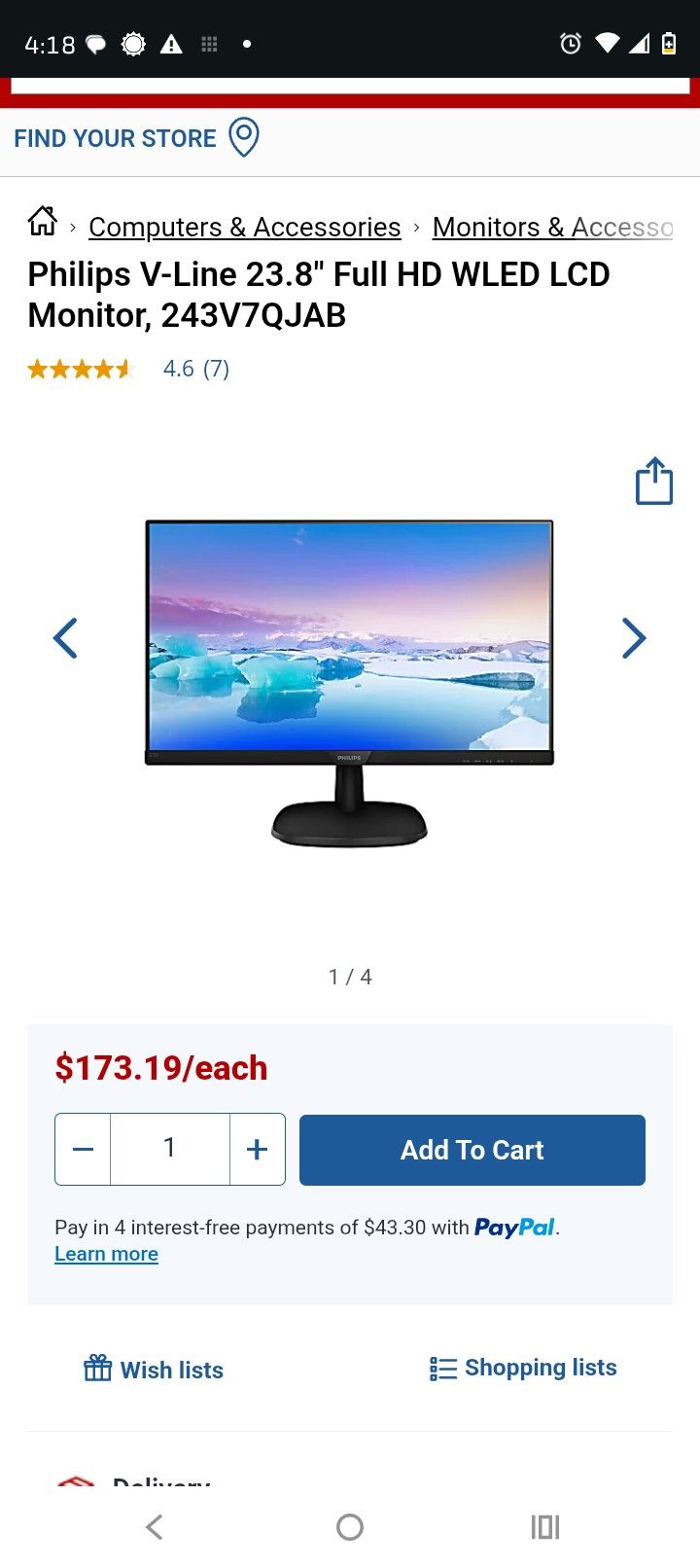 Brand New Monitor Or Gaming Monitor