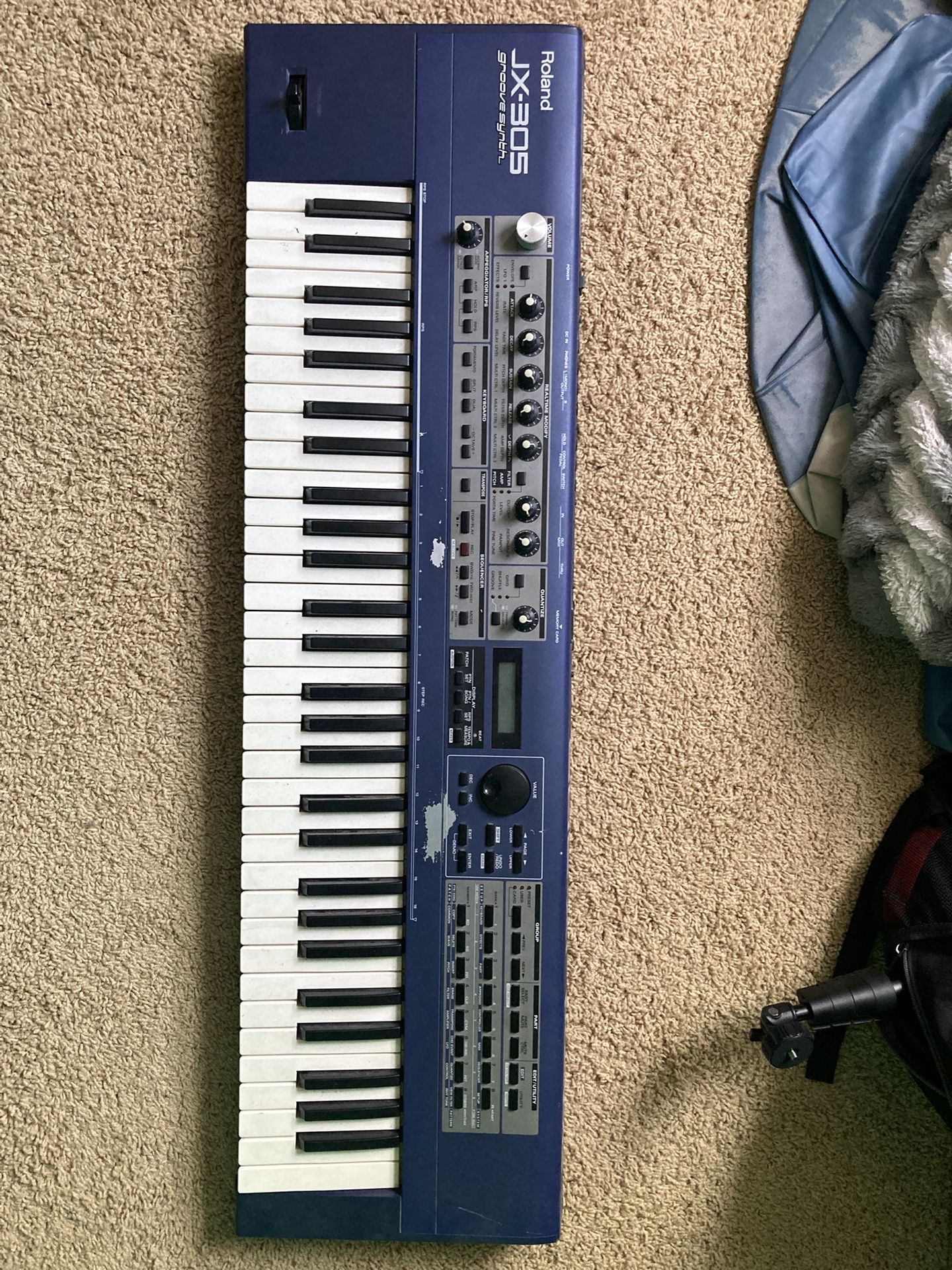 Rare! Roland JX-305 Groovesynth workstation - techno - trance