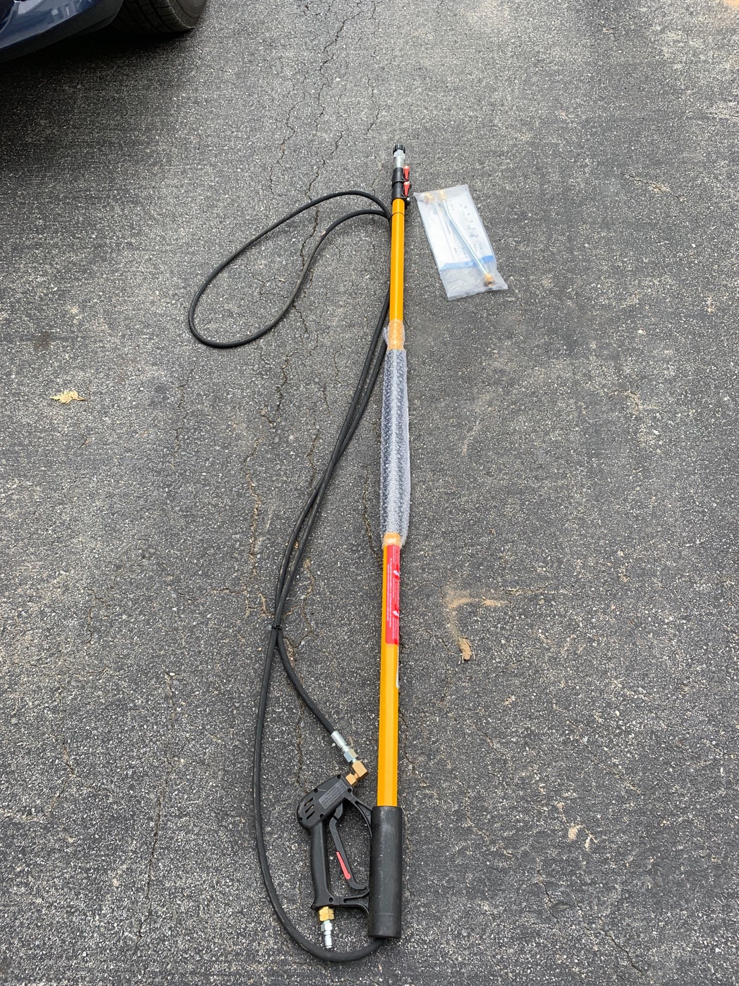 Be 18’ telescoping extension wand for pressure washer