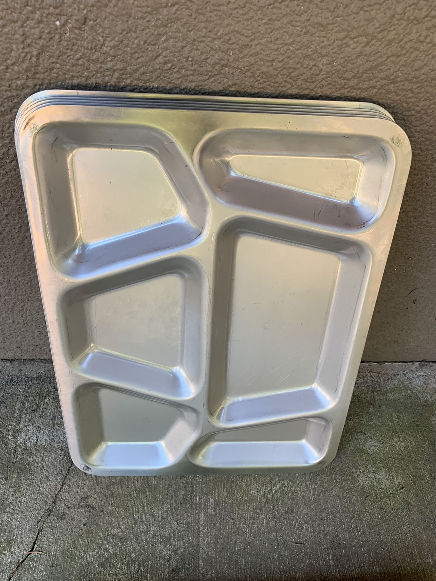 WWII Vintage Military Mess Trays