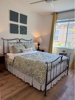 Arhaus Queen Metal Bed Frame