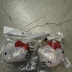 Hello Kitty Rhinestone Keychain