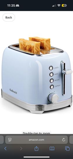 New Retro Blue Toaster