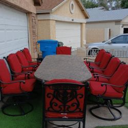 Nice Patio Furniture Iron Heavy 