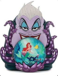 Loungefly Disney Little Mermaid Ursula Crystal Ball Mini Backpack