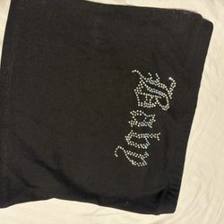 Rhinestone Black Top 