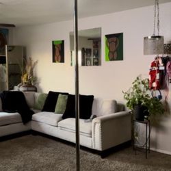 Cream sectional Couch 