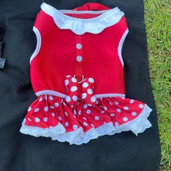 Minnie Mouse Dog Harness XL 