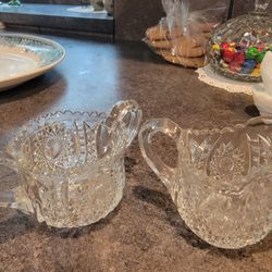 Vintage Cream And Sugar Bowls