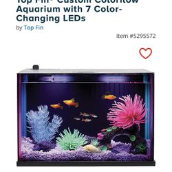 3 Gallon LED Color Changing Fish Tank Aquarium