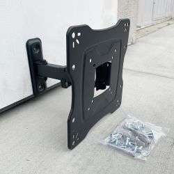 New $12 Universal TV Wall Mount for 17”-42” TVs Swivel Tilt Bracket, Max 55Lbs