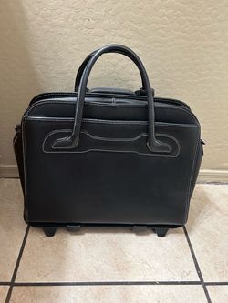 Leathet briefcase laptop compatible