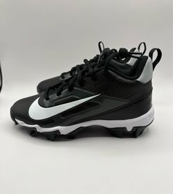 New Nike Alpha Menace 4 Shark Kids Youth 3Y Wide Black Football Cleats