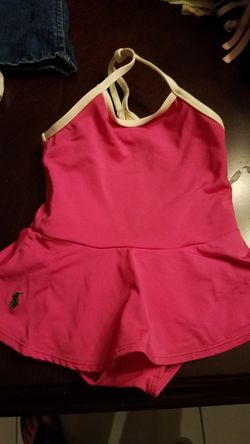 Pre-owned Baby Girl Polo Bathing Suit Size 12M