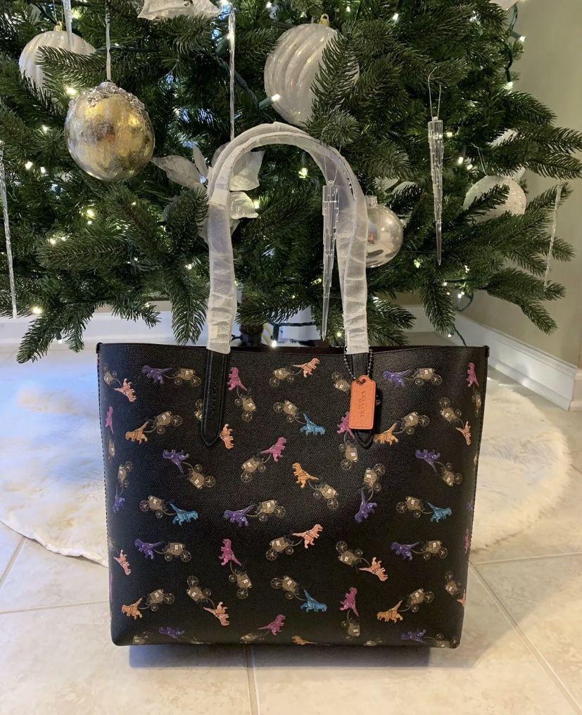 Coach limited edition rexy dinosaur tote bag purse