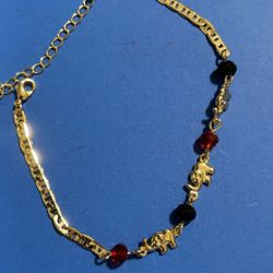 anklet.  14kt gold plate good quality