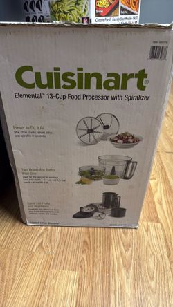 Cuisinart Elemental 13-Cup Food Processor with Spiralizer