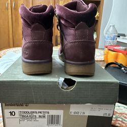 Timberland Field Boots 10C Burgundy 