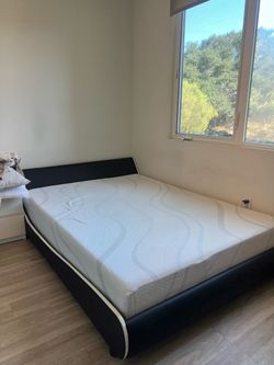 Queen bed with mattress