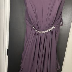 Purple Davids Bridal Dress