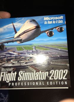 New Never used full version flight simulator 2002
