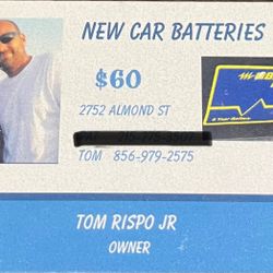 New Car Batteries $60