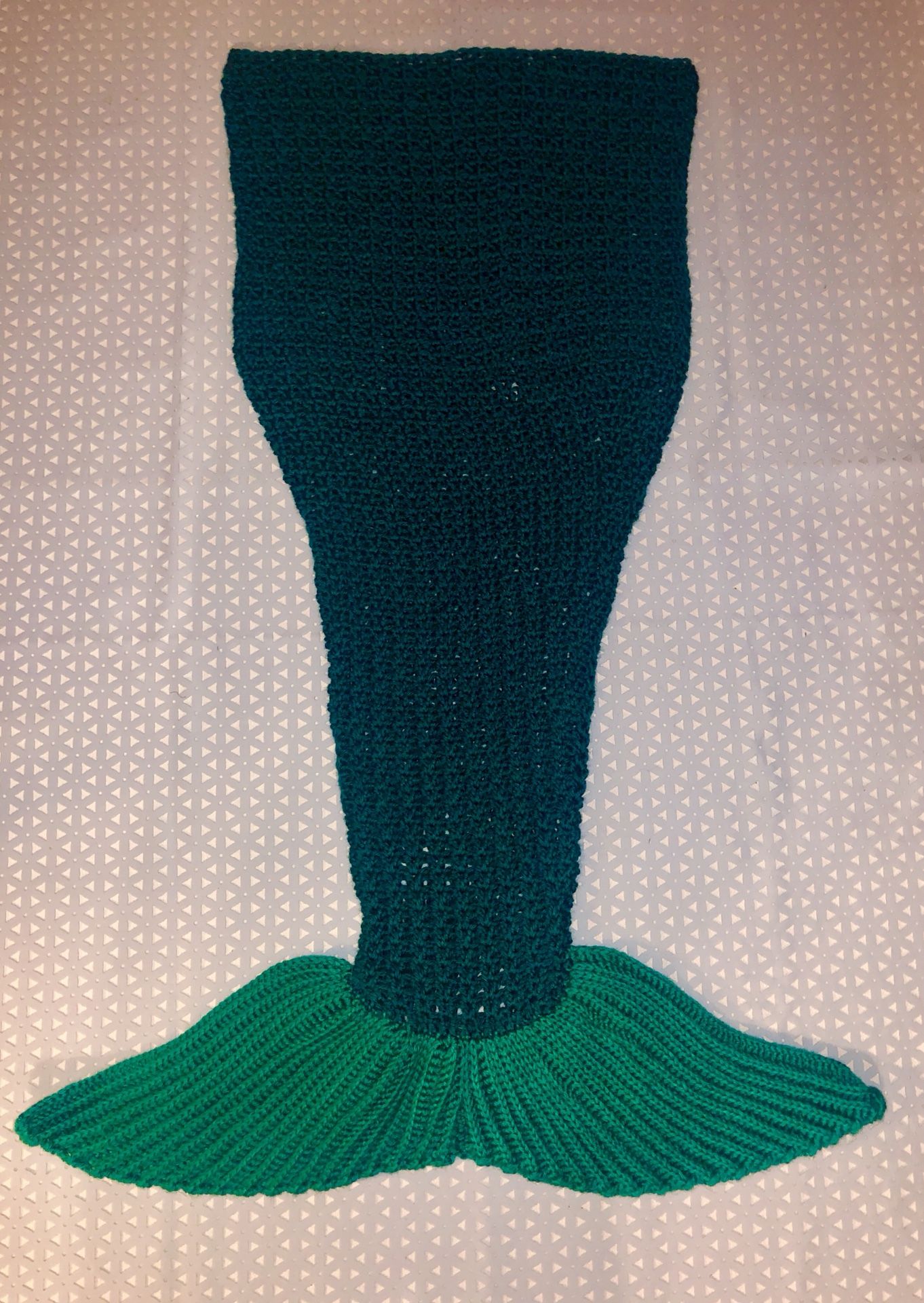 Mermaid tail blanket