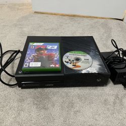 Microsoft Xbox One With 2 Games Cord and all Cables. 