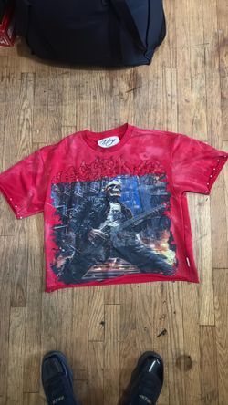 Red w skull guy/guitar