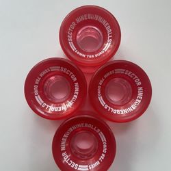 1 Set Of 4 Sector Nine Skateboard Wheels