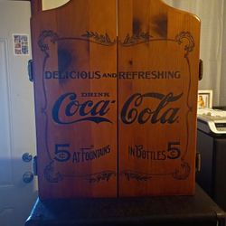 COCA COLA WALL Cabinet Like New