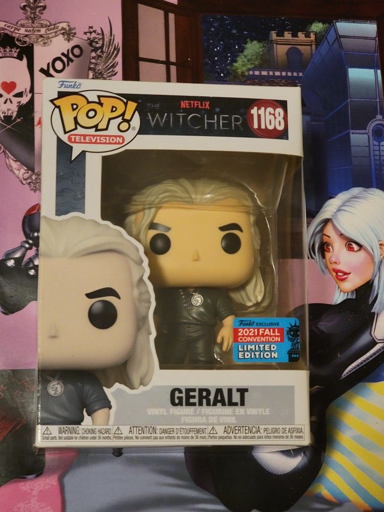 Funko Pop! Vinyl:  Geralt #1168 (Damaged box read description) 🌋🐓🌋