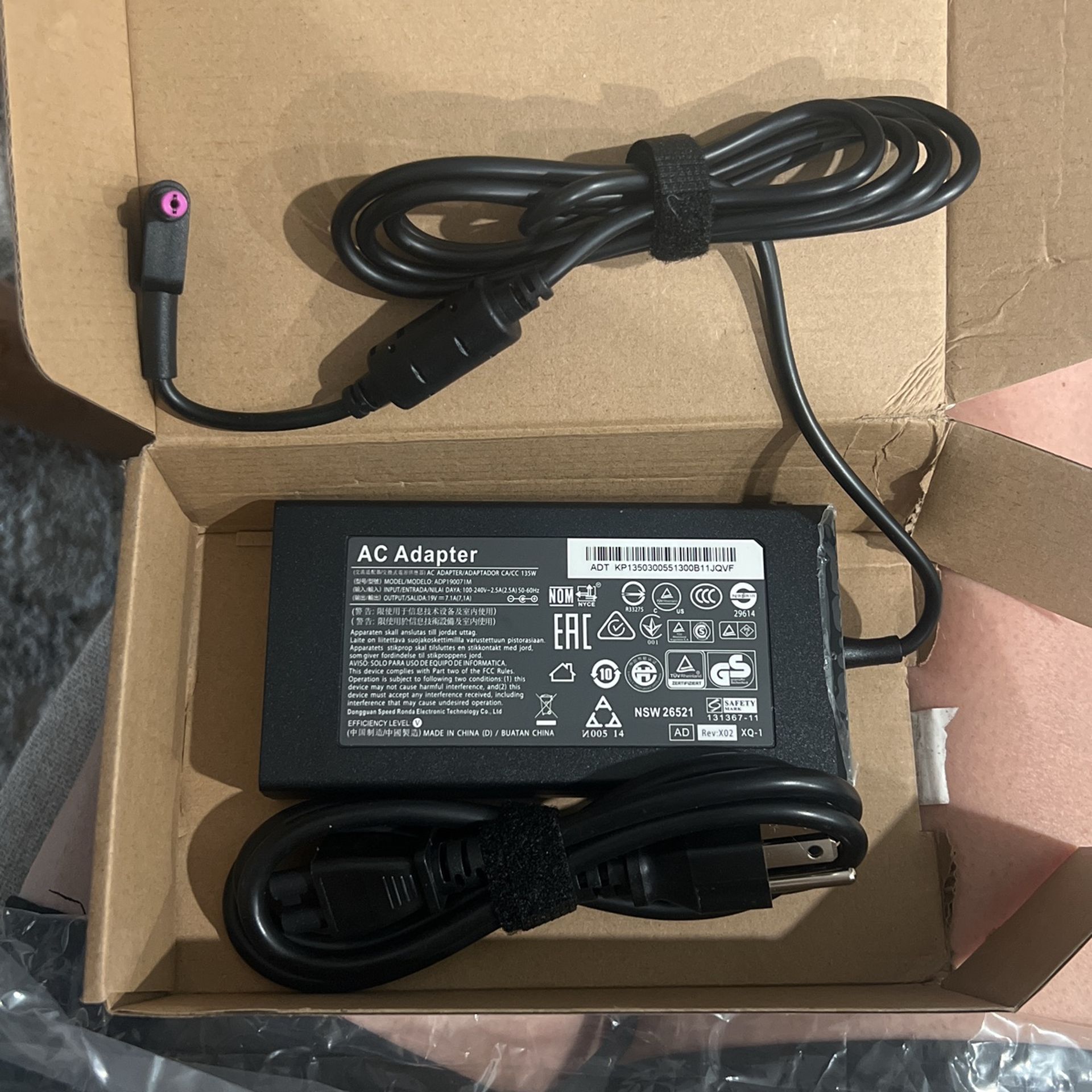 135W Laptop Charger Fit for Acer Nitro 5 Gaming Laptop