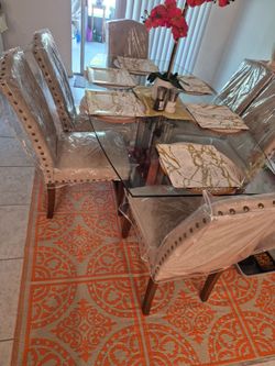 Dinning table and chairs