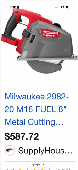 Cordless Milwaukie metal skilsaw