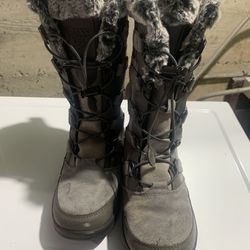 Girls Faux Fur Snow Boots