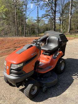 Husqvarna YTH22V46 Riding Lawn Mower 2 200 W Bagger for Sale in Monroe GA OfferUp