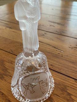 6 inch Crystal wedding Bell