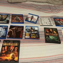 Blu Ray DVD’s/Regular DVD’s 