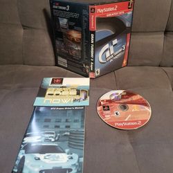 Gran Turismo 3 A-spec Video Game - PlayStation 2, 2006 CIB complete 